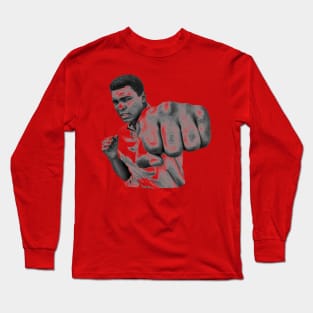 Muhmmad Ali retro Long Sleeve T-Shirt